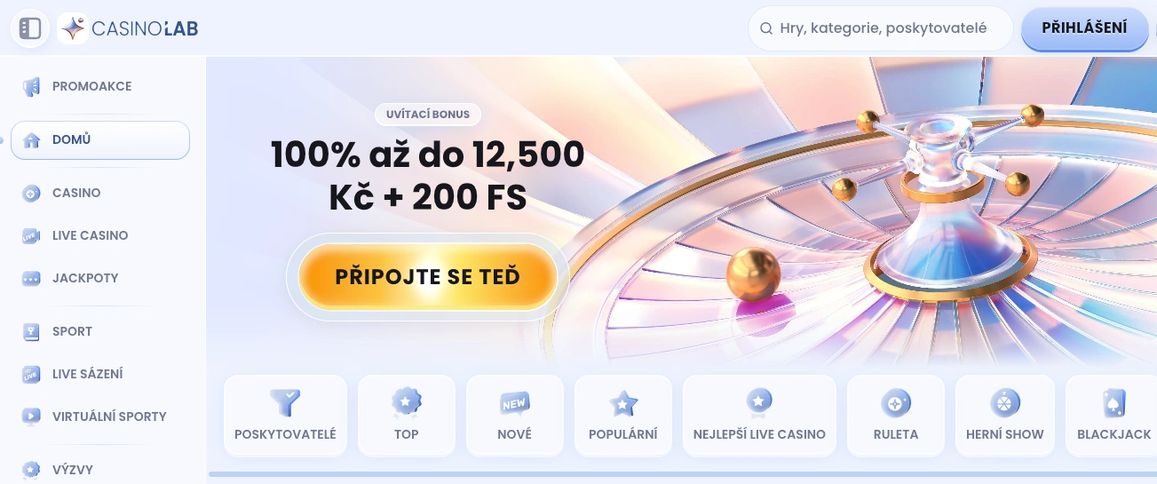 CasinoLab ️ Oficiální stránka v České republice
